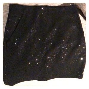 Ann Taylor sequin skirt with pockets! Sz 6